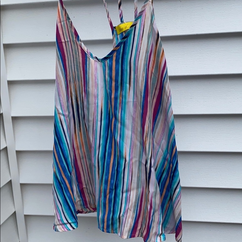 Small like new cami multi colored
